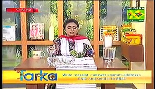 Tarka Khopra Paratha Recipes With Rida Aftab Masala TV Show 30-March- 2015