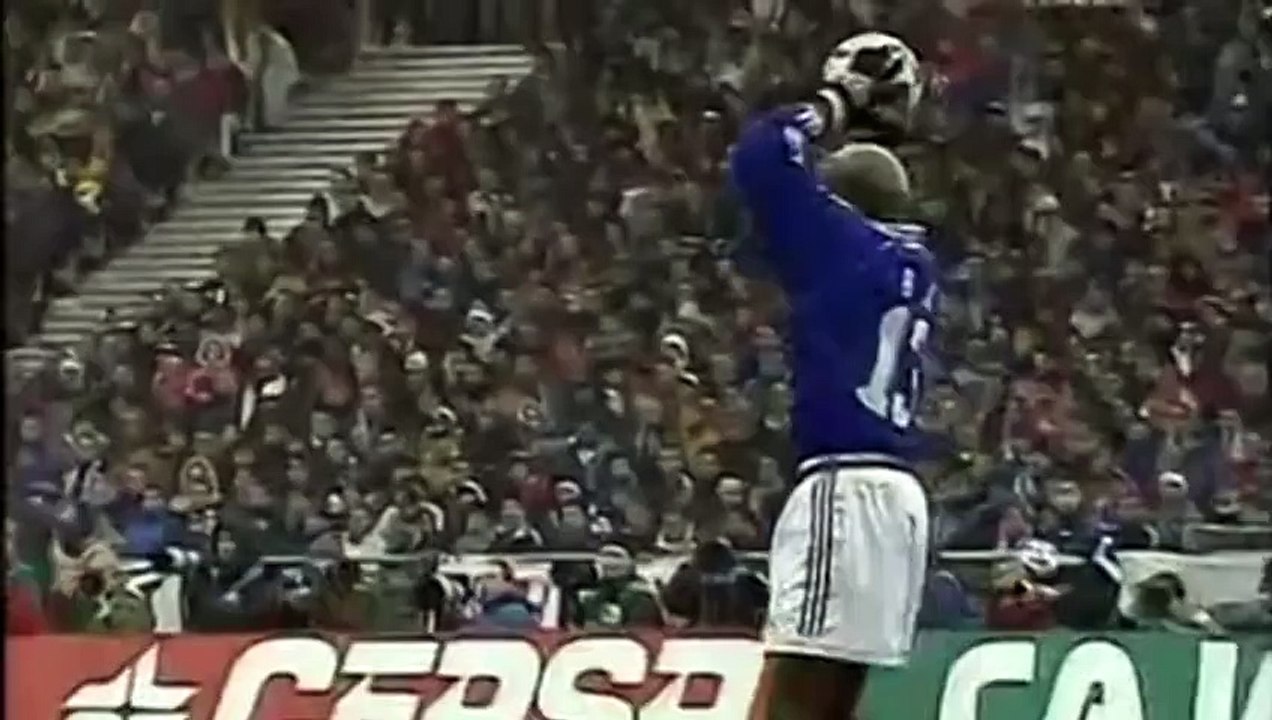 Zinédine Zidane 7ème but | France vs Espagne (1-0) | 1998