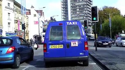Driving in the city centre, and a peek at Occupy Bristol