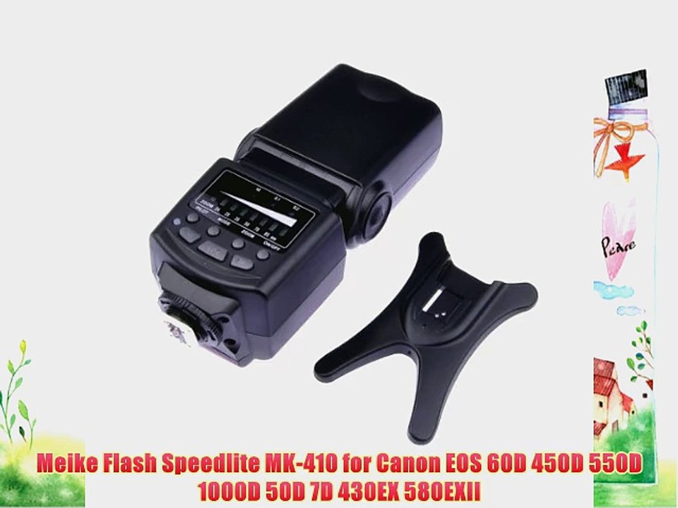 Meike Flash Speedlite MK-410 for Canon EOS 60D 450D 550D 1000D 50D 7D 430EX 580EXII