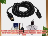 Quantum Turbo CZ2 Flash Cable - Long (for Canon) with Accessory Kit for Canon Speedlite 550EX