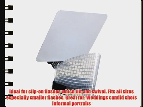 Demb Flash Diffuser Pro - Articulating Panel 4.5 X 5 Plus Tiltable Front Diffuser. Controls