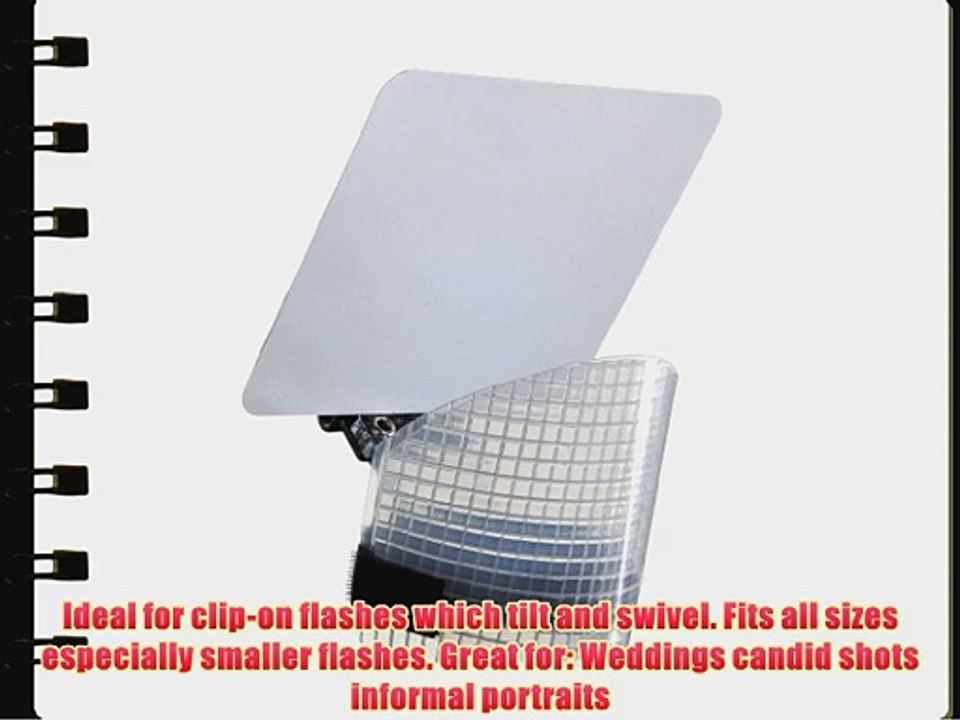 Demb Flash Diffuser Pro - Articulating Panel 4.5 X 5 Plus Tiltable Front Diffuser. Controls