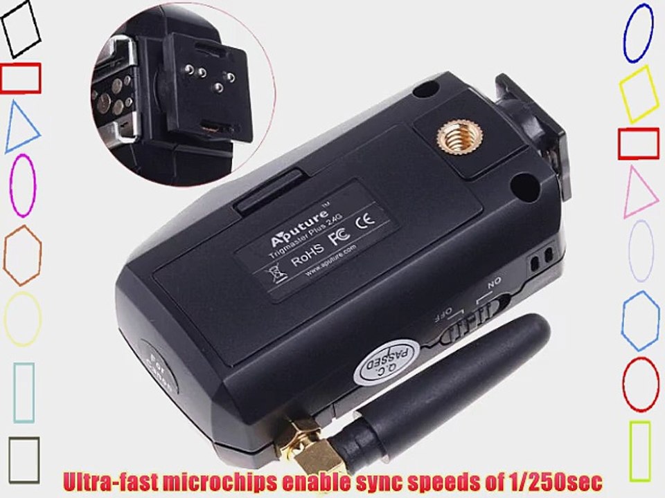 Clixsy Aputure TX3C 2.4GHz Wireless Shutter   Multi-function Wireless Flash Trigger Controlling