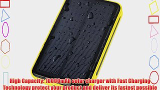 ALLPOWERS? Solar Panel Charger 10000mAh 3.5A Dual-Port Portable Charger Backup External Battery