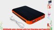 AP?Solar Panel Charger 10000mAh Dual-Port Portable Backup External Battery Power Pack Power