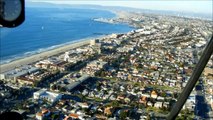 Magical helicopter flight over Manhattan Beach, and Hermosa, Redondo, and Torrance Beaches