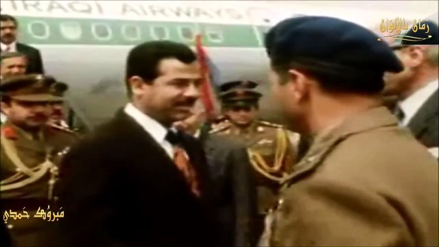 في لقاء نادر الزعيم صدام حسين والفريق سعد الدين الشاذلي في القاهره 1972