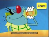 Oggy and Cockroaches cartoons Big Oggy in Urdu Hindi