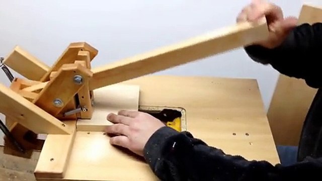 Homemade -Kreg Jig-Pockethole Machine Drilling Hardwood 4