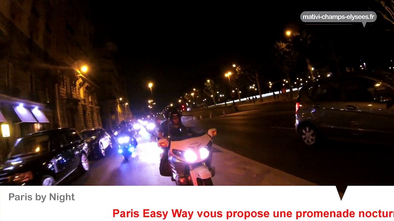 Paris by Night en moto-taxi