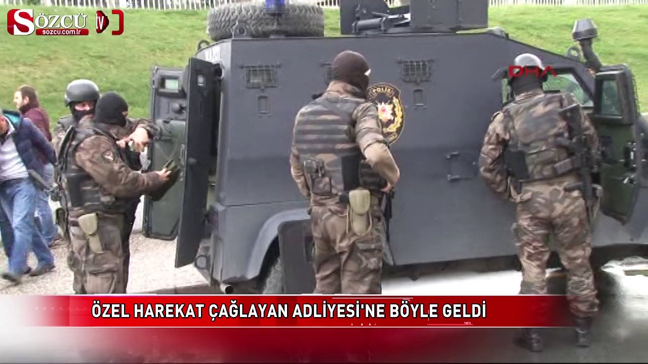 Özel Harekat Çağlayan Adliyesi’ne böyle girdi