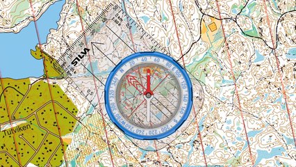 How to use a Compass - easy compass navigation with the Silva 1-2-3 system