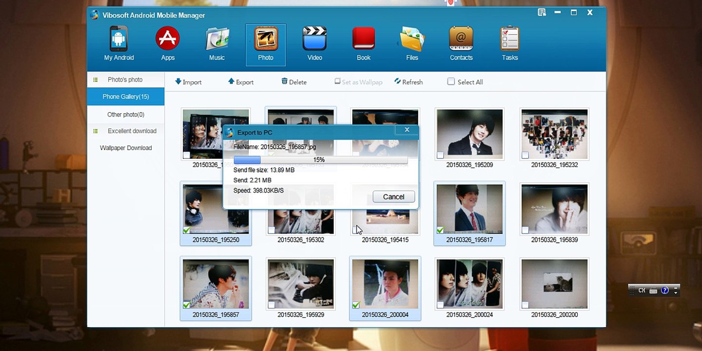 Photos Transfer between Samsung and Computer