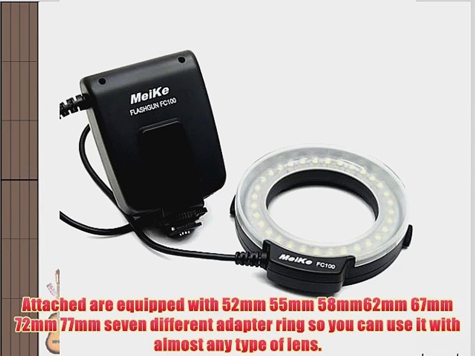 Meike? FC-100 Macro Ring Flash/Light for Canon