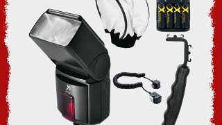500EX Pro Series Digital DSLR Dedicated Camera Flash Kit for Canon Digital EOS Rebel SL1 T1i