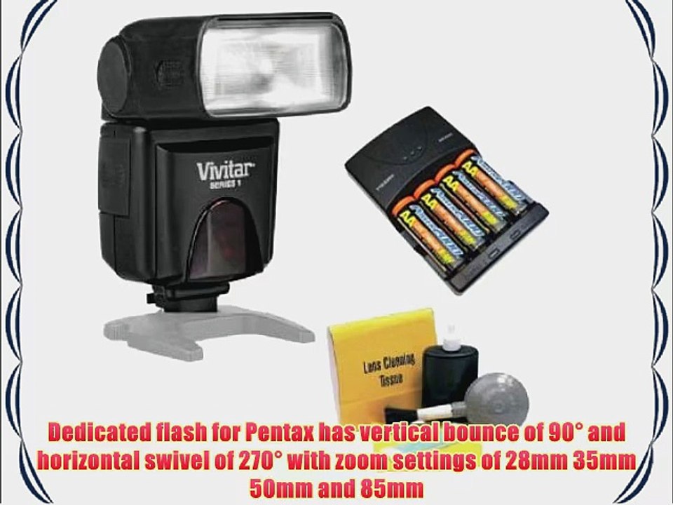 Pentax Flash (P-TTL) Bounce Zoom Swivel Head. (Alternative To Pentax AF-360FGZ)   High Powered