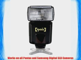 Opteka EF-790 DG Super TTL Autofocus Dedicated LCD Flash for Pentax K-30 645D Q K-5 K-r K-x