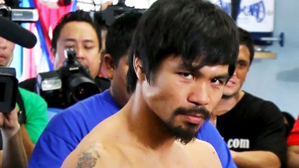Manny Pacquiao Dealing With Leg Cramps Ahead of Fight With Floyd Mayweather