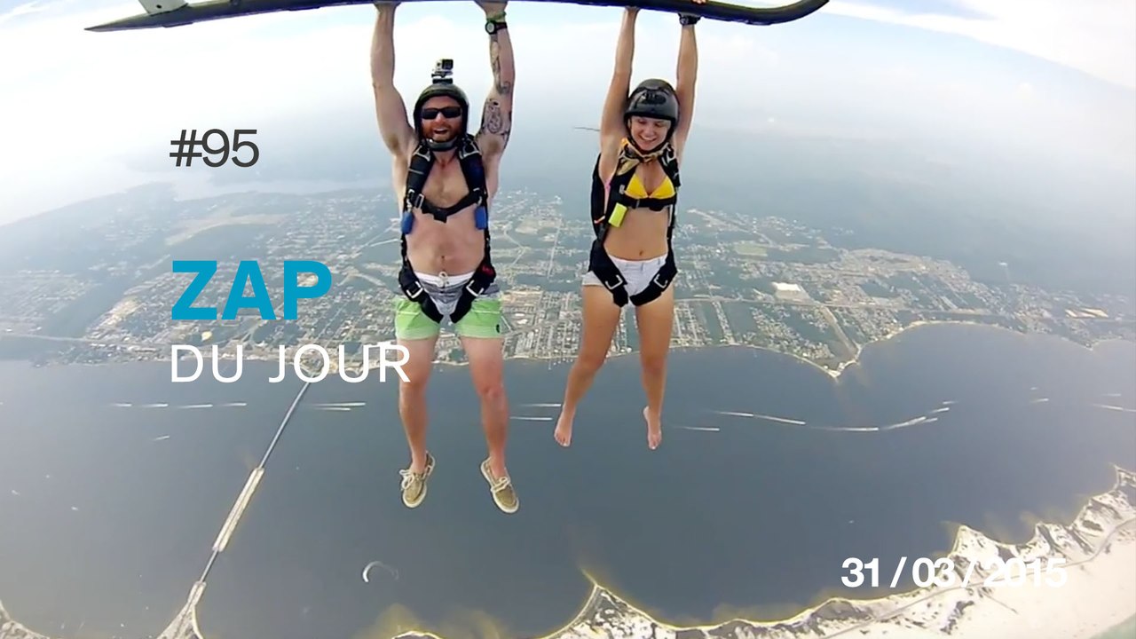 ZAP DU JOUR #95 : Que fait cette dame ? / Stormlapse / But de folie en Allemagne / Sauvetage incroyable en Hockey /