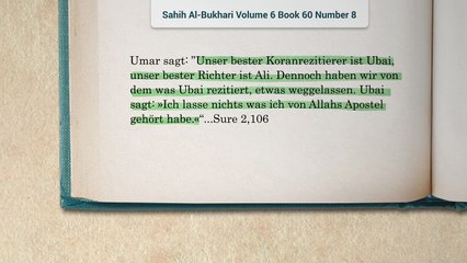 Koran perfekt überliefert Quran Suras missing 2-2