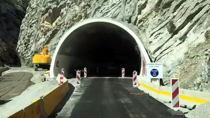 Ouverture du tunnel des clues de Chabrières