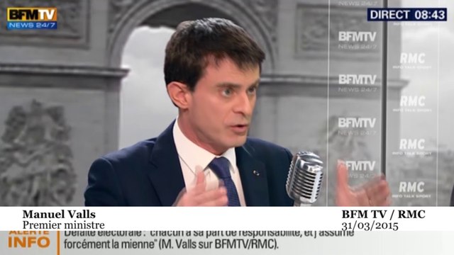 Départementales : Valls fait le service après vente