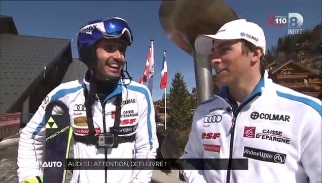Défi givré de JB Grange et Jean-Fred Chapuis à Méribel - Audi S1