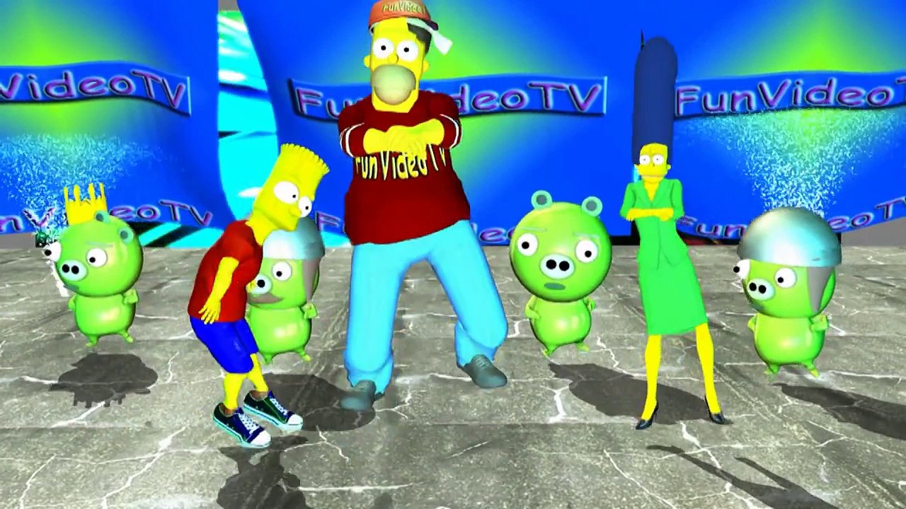 ANGRY BIRDS dance GANGNAM STYLE   ♫ 3D animated mashup parody ☺ FunVideoTV - Style ;-))