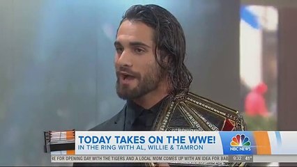 Seth Rollins appears on Today Show and gets challenged