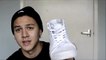 Converse Chuck Taylor High Tops - Monochrome Black & White - Leather & Canvas - Overview