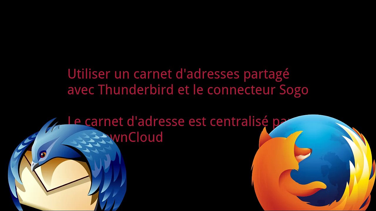 Thunderbird : partager un carnet de contacts