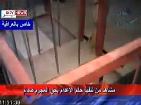 Video of Saddam Hussein's hanging execution