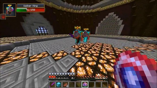 WALKER KING VS CAPTAIN AMERICA - Minecraft Mod Battle - Mob Battles - Superhero Better Dungeons Mods