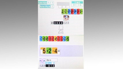 CGR Undertow - CHALLENGE ME: MATH WORKOUT review for Nintendo DS