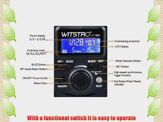 Godox New Arrival Godox Wistro Ad-180 Powerful Bare-tube Speedlite with LCD Display Panel