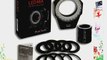 Fotodiox Pro Macro Extension Kit with LED Ring Light 48a for Extreme Macro Photography fits