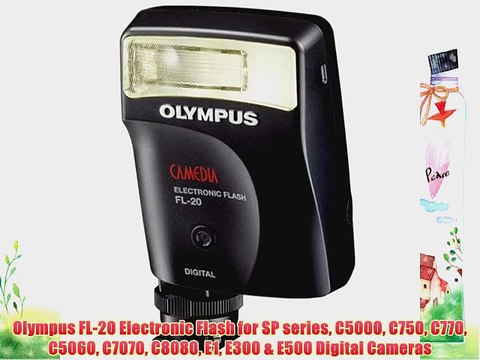 Olympus FL-20 Electronic Flash for SP series C5000 C750 C770 C5060 C7070 C8080 E1 E300