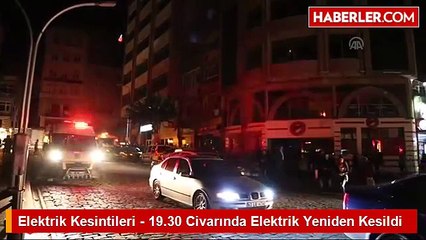 Elektrik Kesintileri - 19.30 Civarında Elektrik Yeniden Kesildi