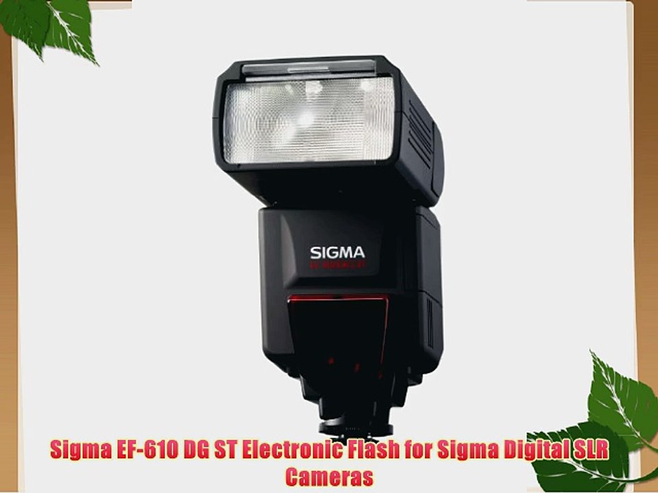 Sigma EF-610 DG ST Electronic Flash for Sigma Digital SLR Cameras
