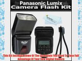 Flash Kit For The Panasonic Lumix Digital SLR Cameras Includes Vivitar DF-293 TTL LCD Bounce