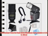 Best Value Professional AF Digital Flash Kit for NIKON D series Digital SLR Cameras. Also Includes