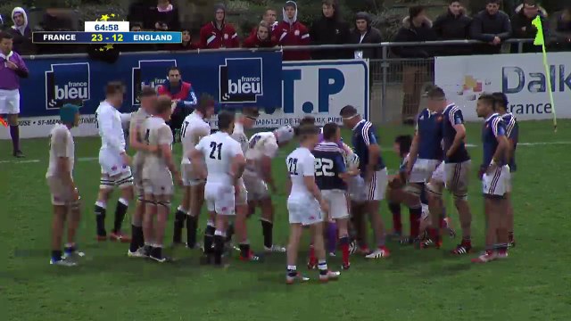 Championnat d'Europe U18 Rugby - 1/2 Finale: France vs Angleterre (REPLAY)