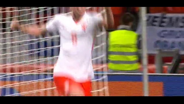 Goal Davy Klaassen - Netherlands 2-0 Spain - 31-03-2015 Friendly Match