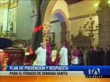 El plan de seguridad para Semana Santa está listo