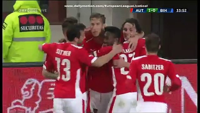 Marc Janko 1:0 | Austria - Bosnia-Herzegovina 31.03.2015 HD