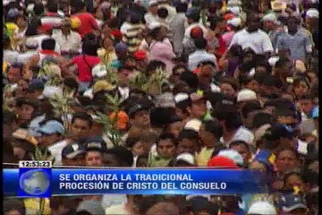 Se organiza la tradicional procesión de Cristo de Consuelo