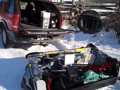 2015 Frabill Trekker Deluxe 6122 2 Man Ice Shelter Hut