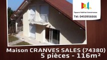 A vendre - Maison/villa - CRANVES SALES (74380) - 5 pièces - 116m²