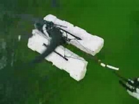 Hélico Dragonfly 4 - Flotteurs sur eau